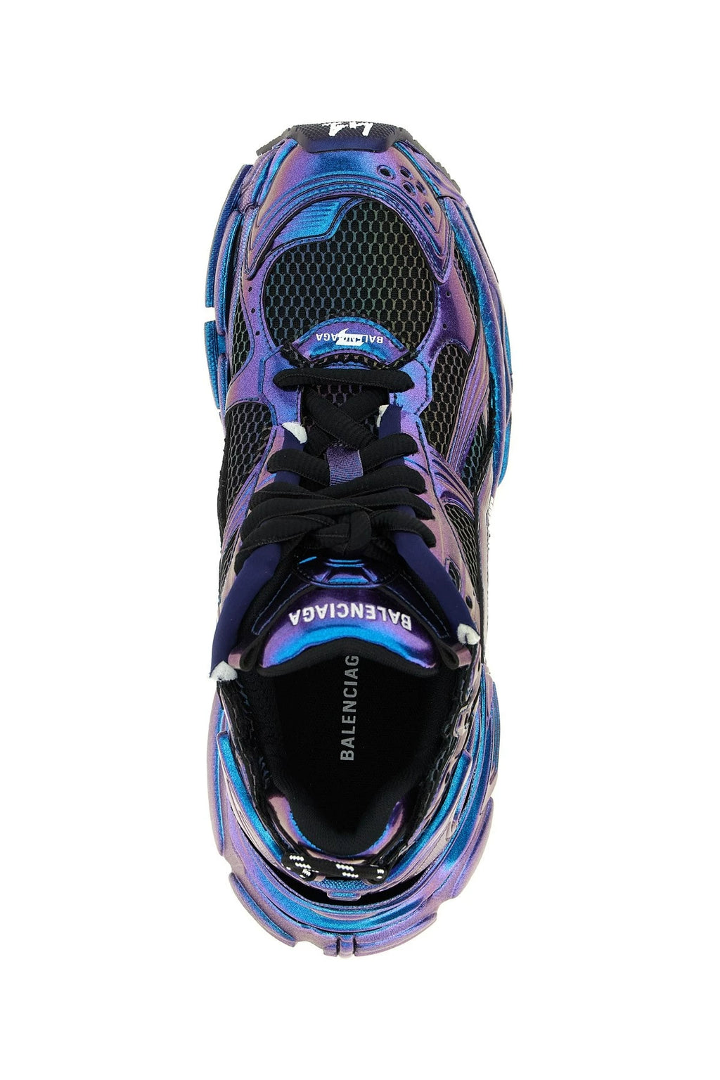 Balenciaga Men's Runner Iridescent Sneakers