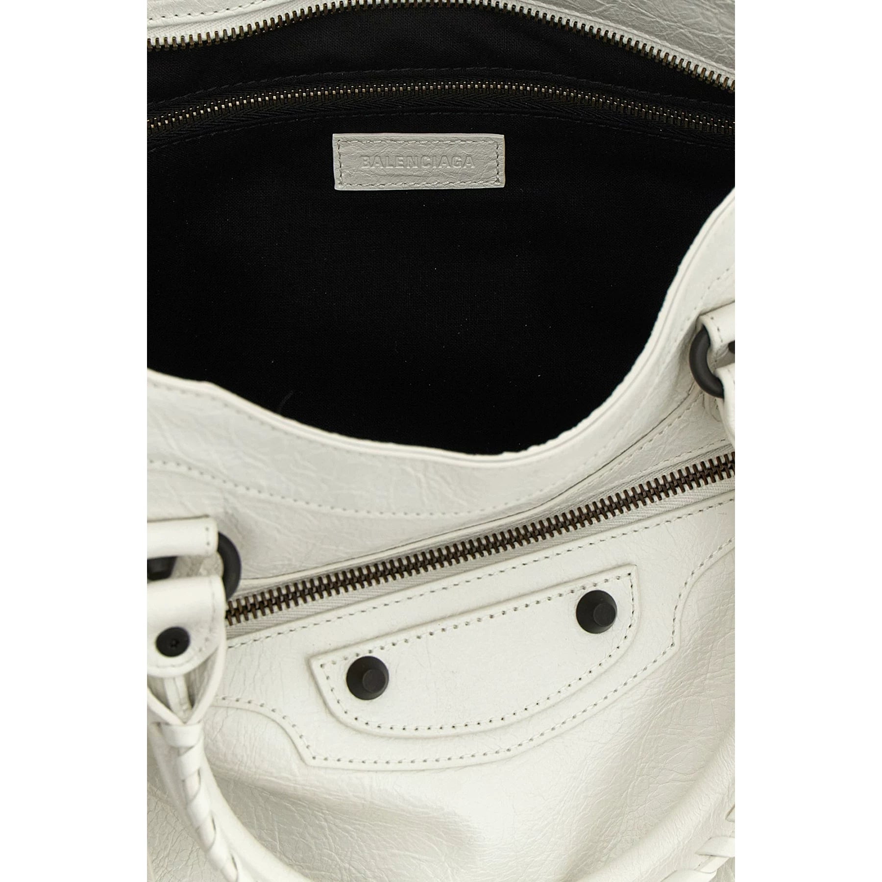 Balenciaga Women's Le City Medium Handbag in White