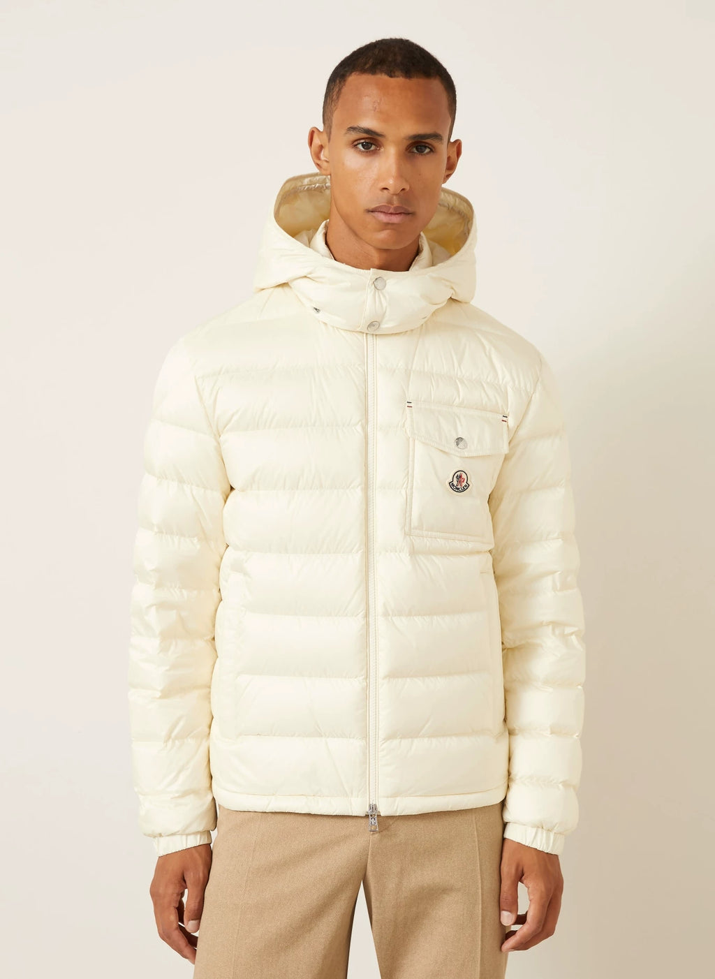 Moncler Men's Verith Down Jacket in White