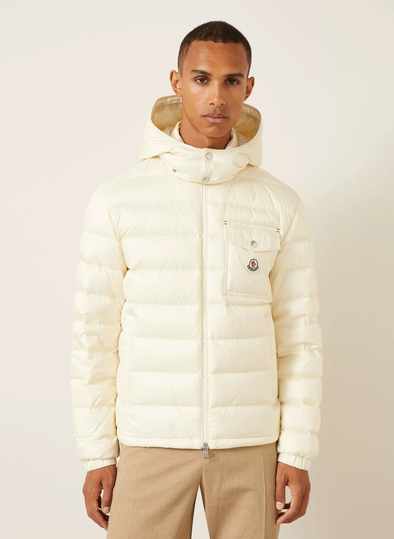 Moncler Men's Verith Down Jacket in White