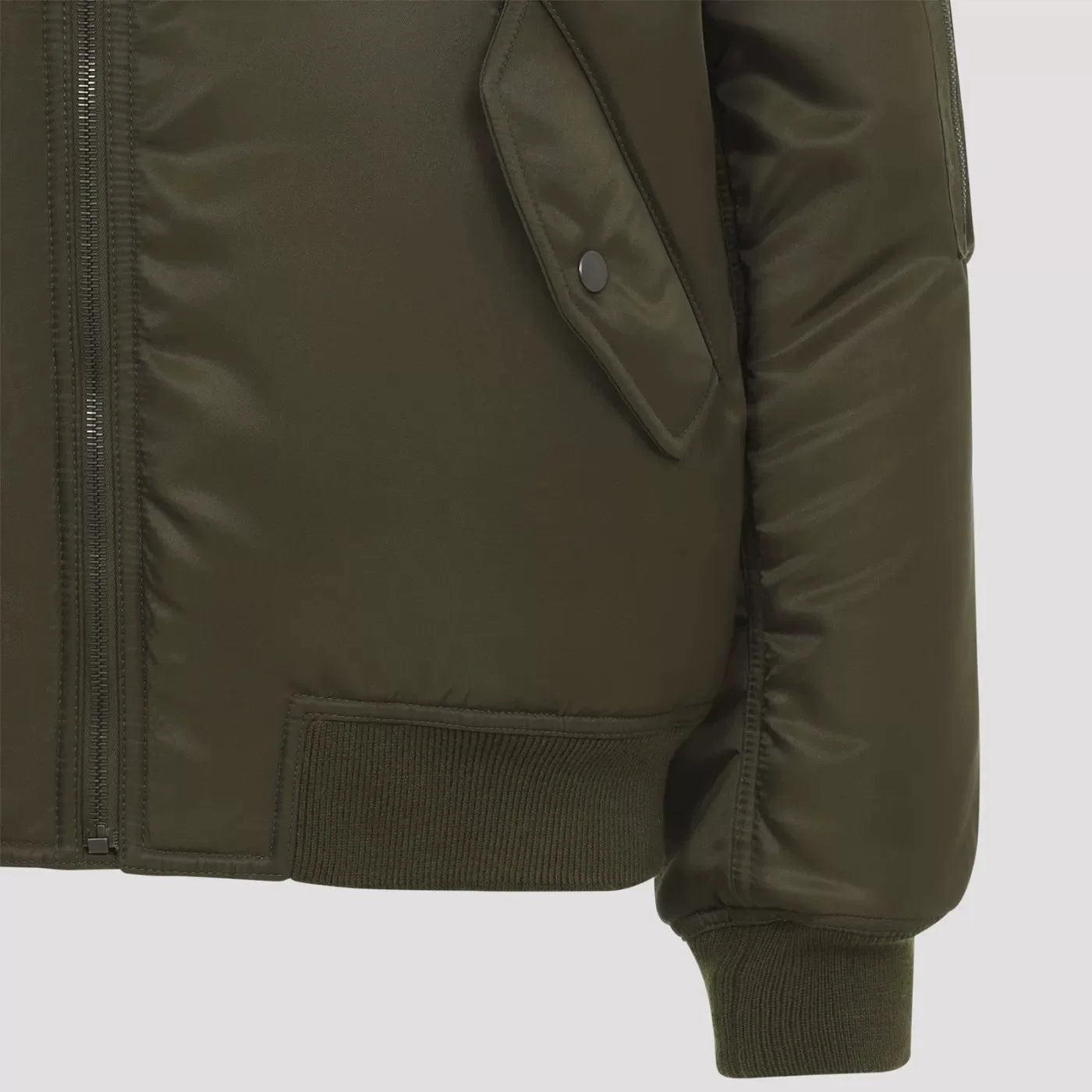 Saint Laurent Women's YSL Coat in Green
