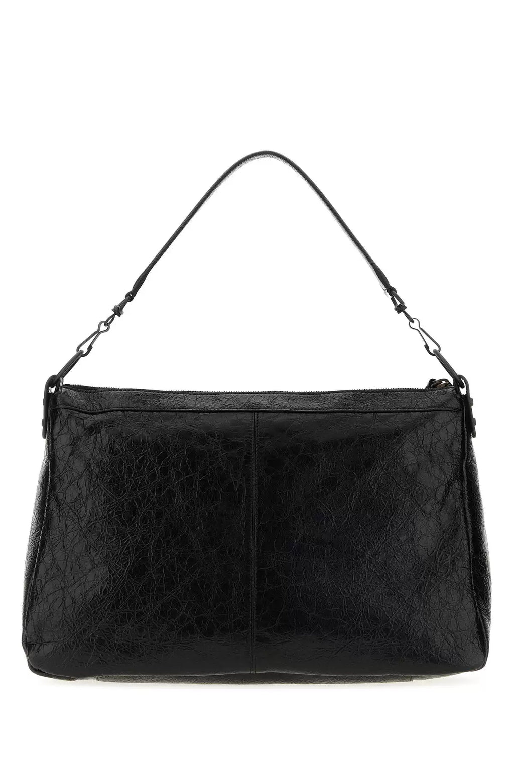 Balenciaga Men's Le City Moto Medium Shoulder Bag in Black