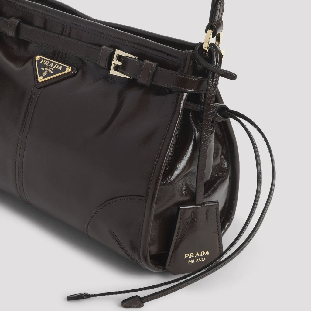 Prada Women's Bonnie Small Bag in Brown