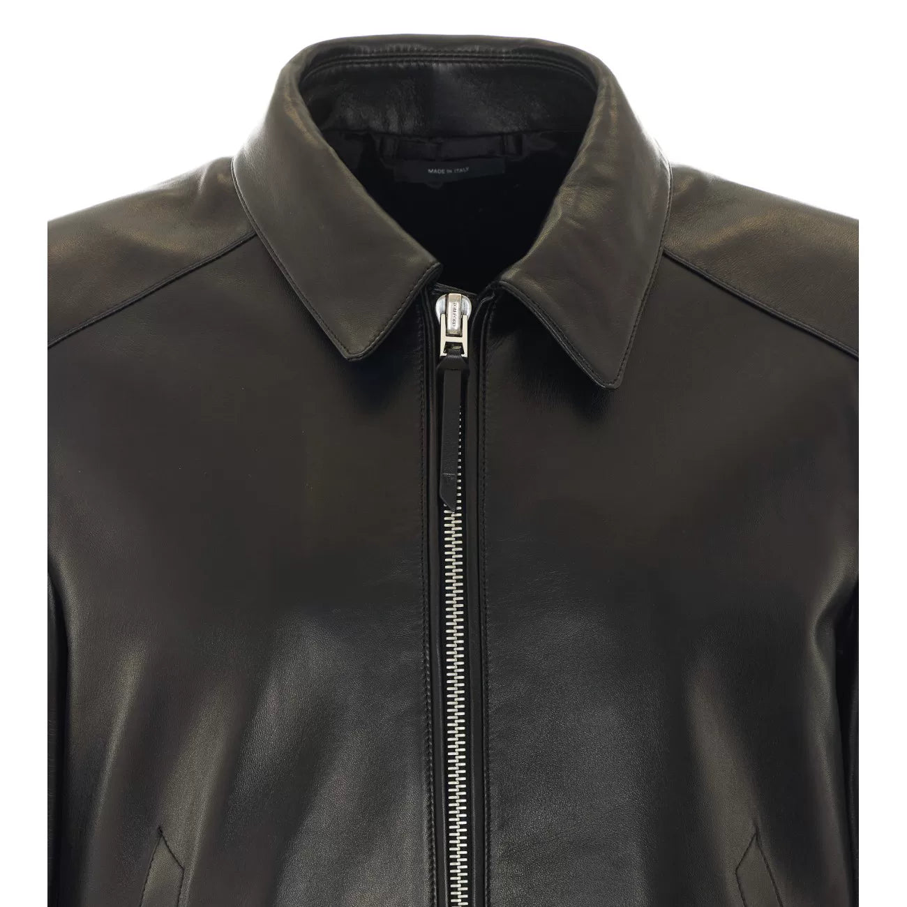 Tom Ford Men's Leather Jacket in Black