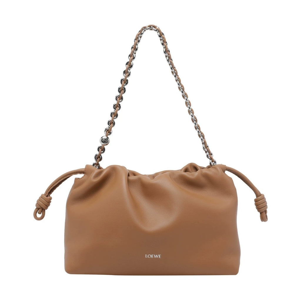 Loewe Women's Flamenco Medium Shoulder Bag in Brown