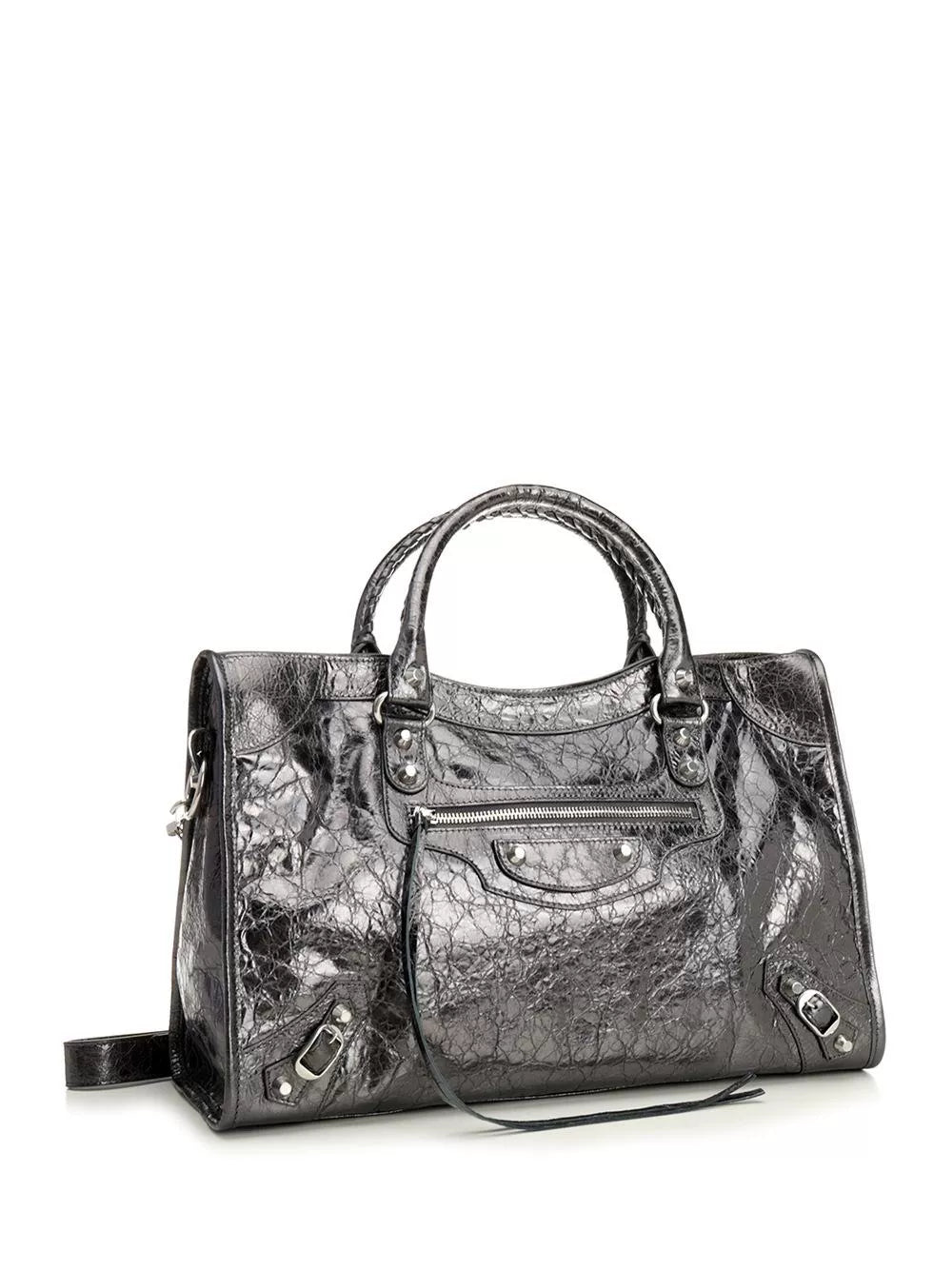 Balenciaga Women's Le City Medium Handbag in Grey