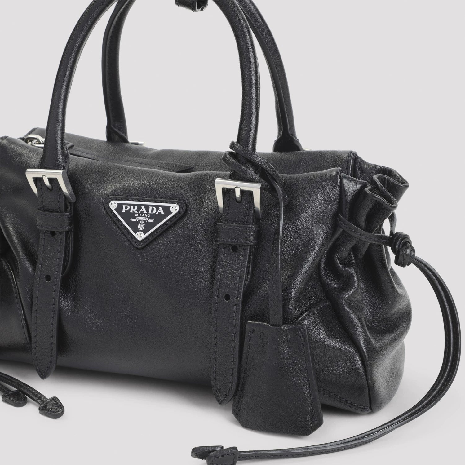 Prada Women's Bonnie Small Shoulder Bag in Black