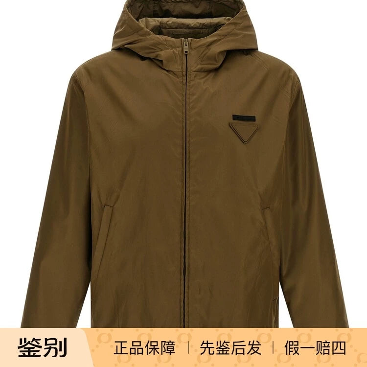 Prada Men's Jacket in Olive