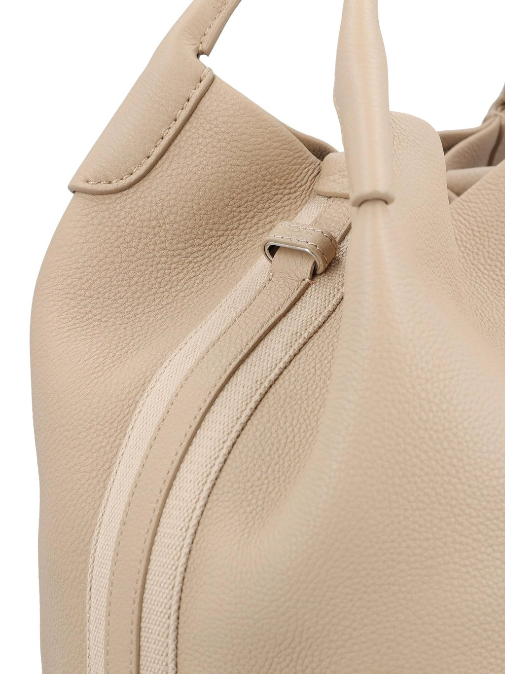 Loro Piana Women's Bale Large Shoulder Bag in Beige