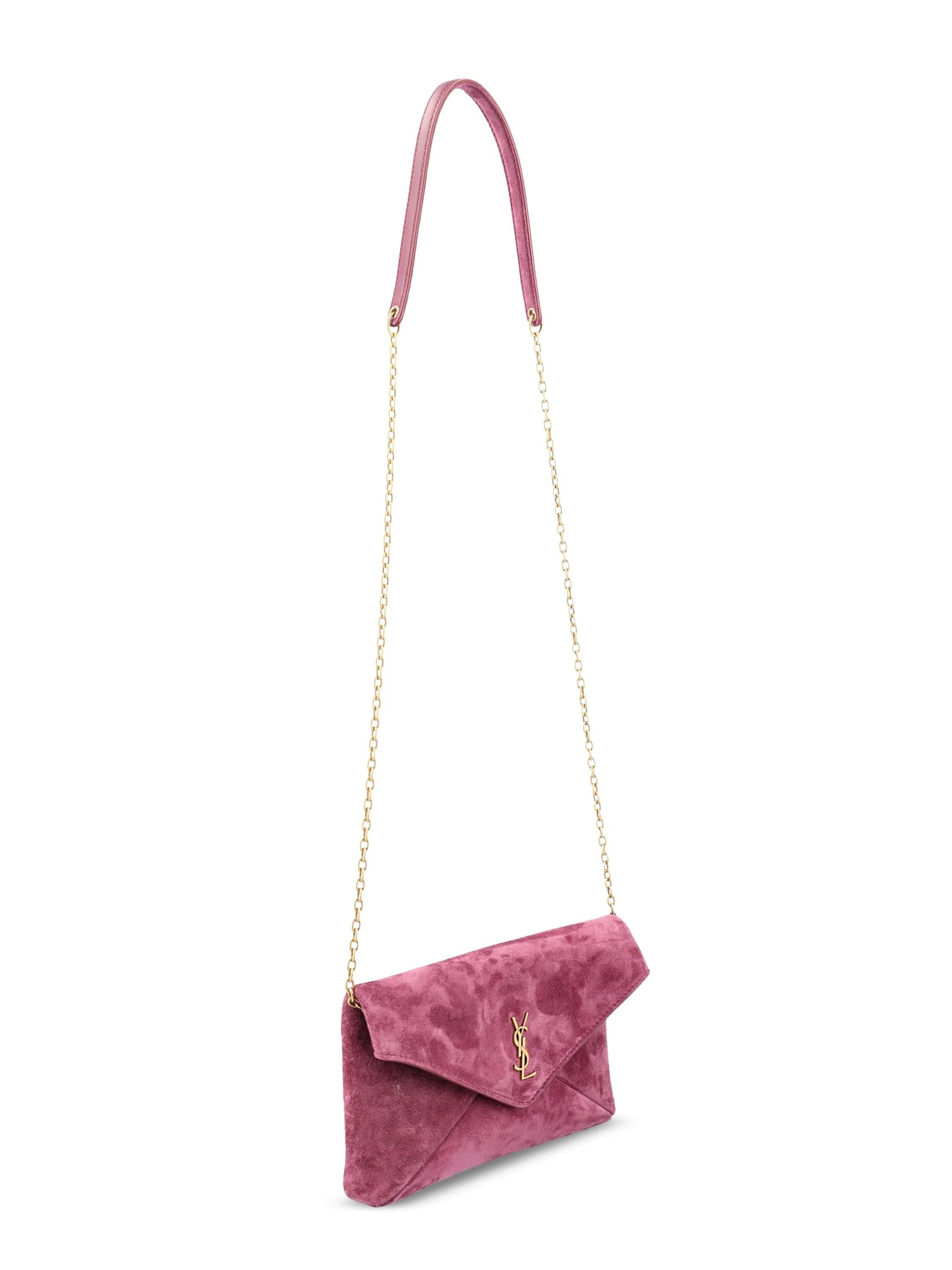 Saint Laurent Women's YSL Cassandre Mini Bag in Pink