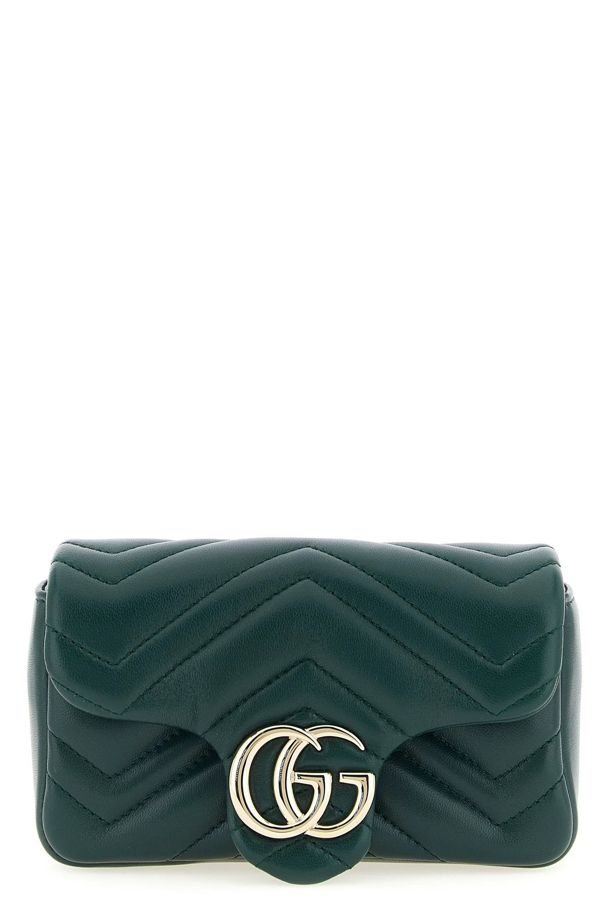 Gucci Women's Gg Marmont Mini Bag in Green