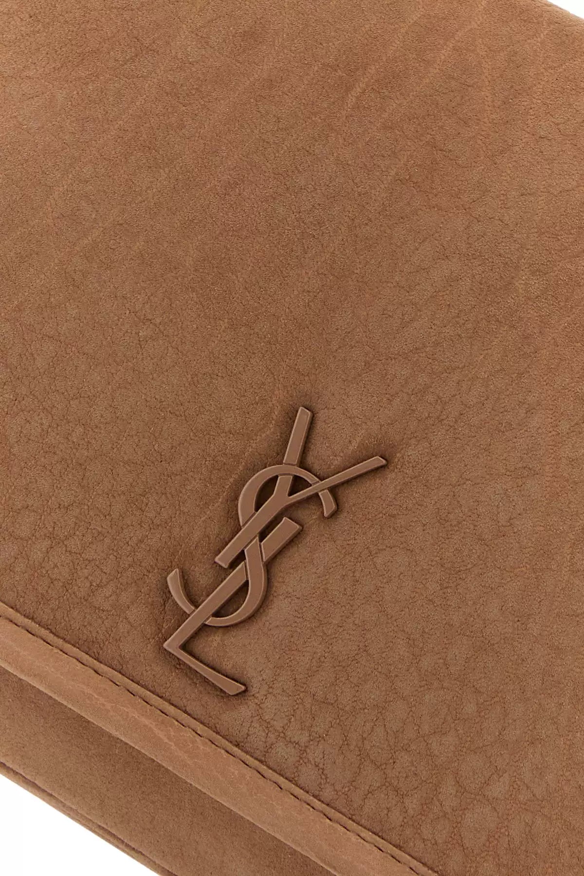 Saint Laurent Men's YSL Niki Small Bag in Brown