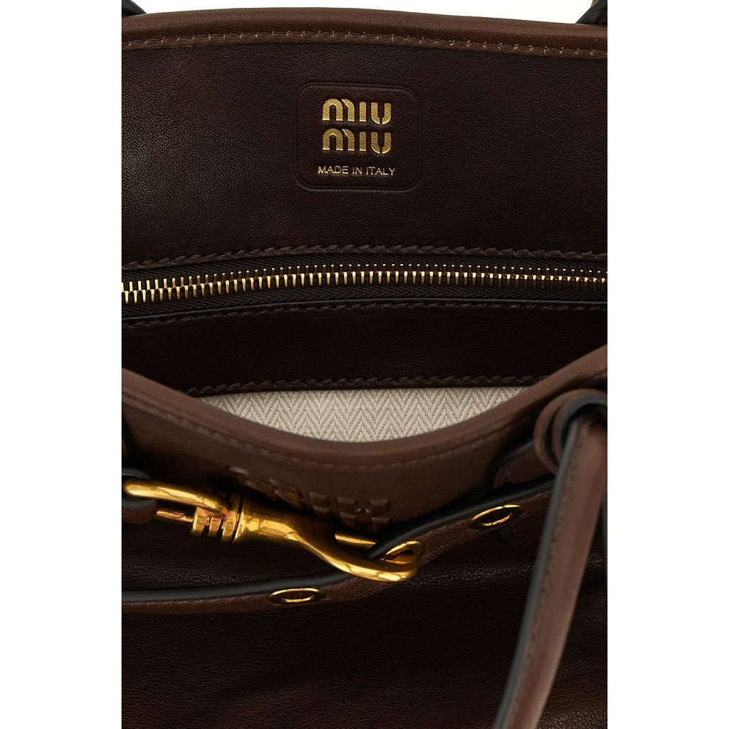 Miu Miu Women's Aventure Bag in Dark Brown