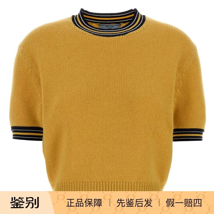 Prada Women's Sweater in Yellow