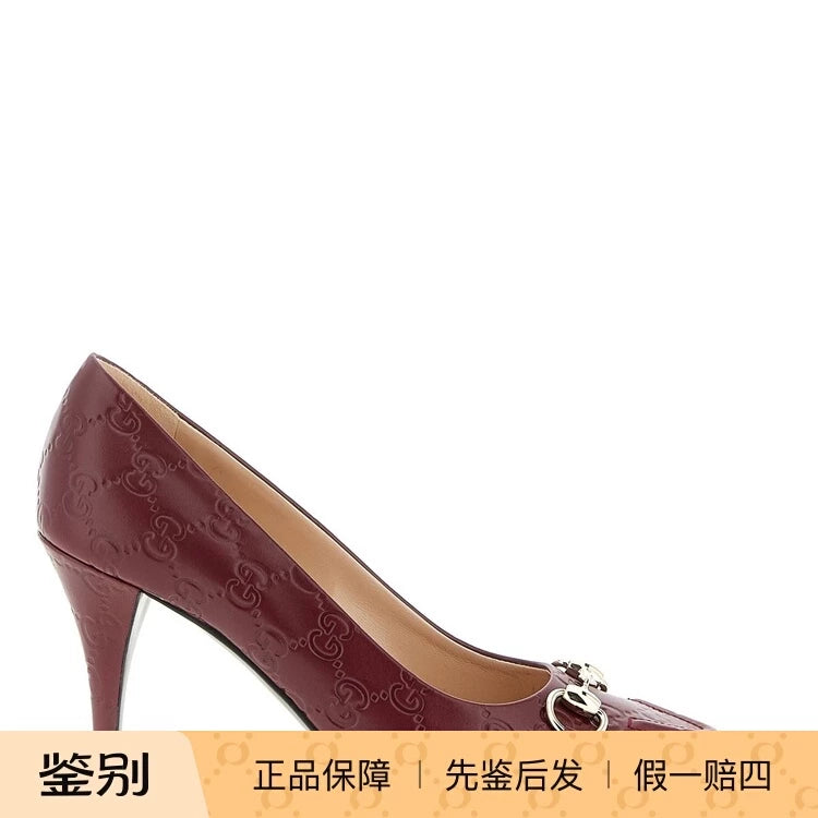 Gucci Women's Morsetto Heels in Red