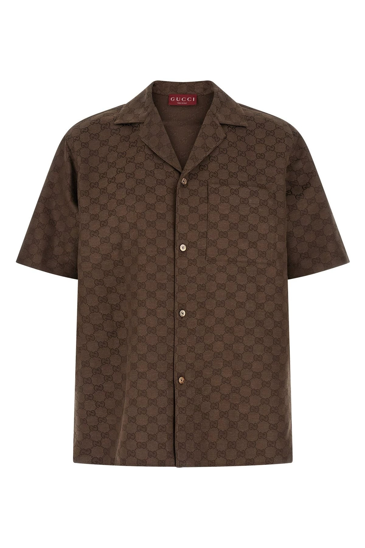 Gucci Men's Shirt in Brown