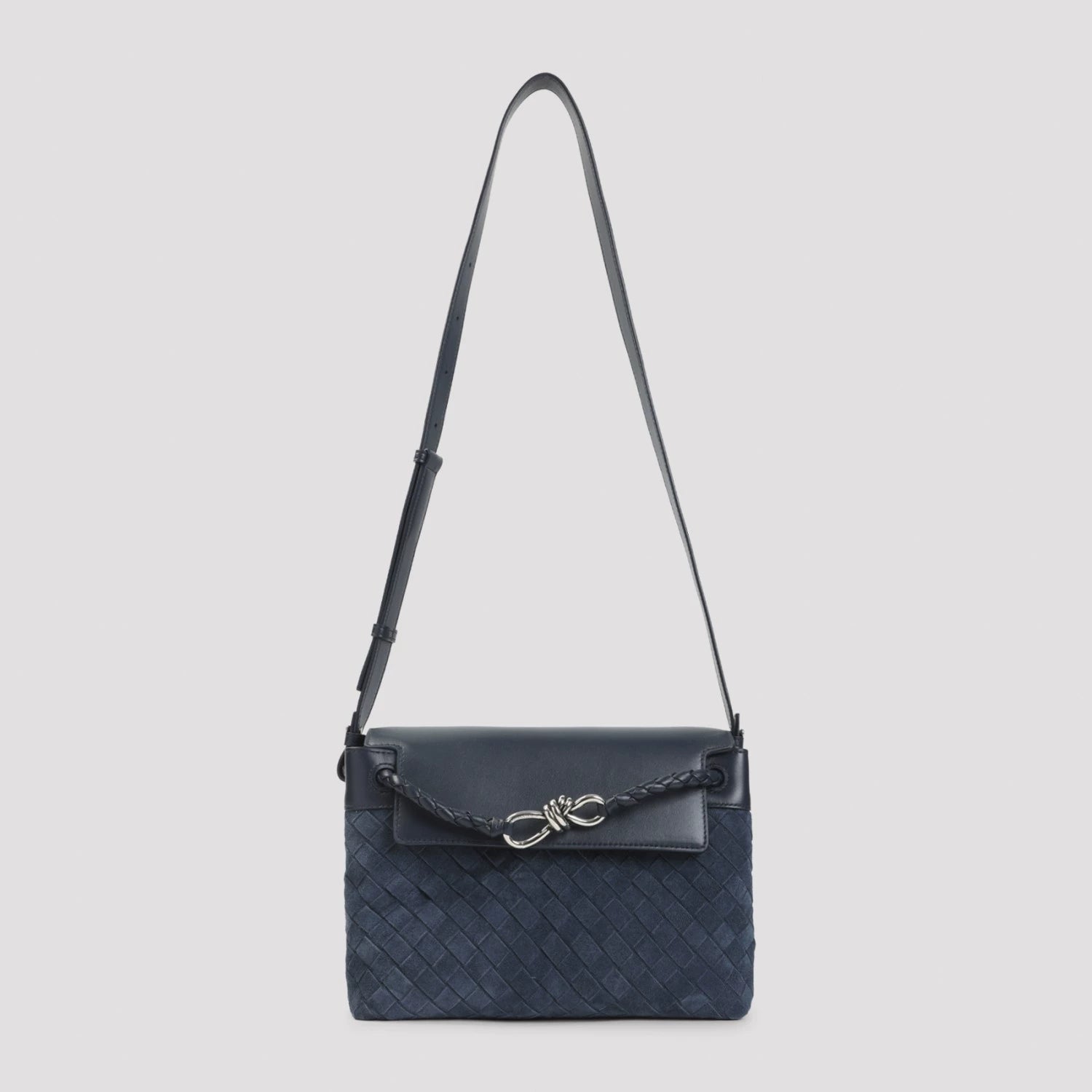 Bottega Veneta Men's Andiamo Bv Small Bag in Blue
