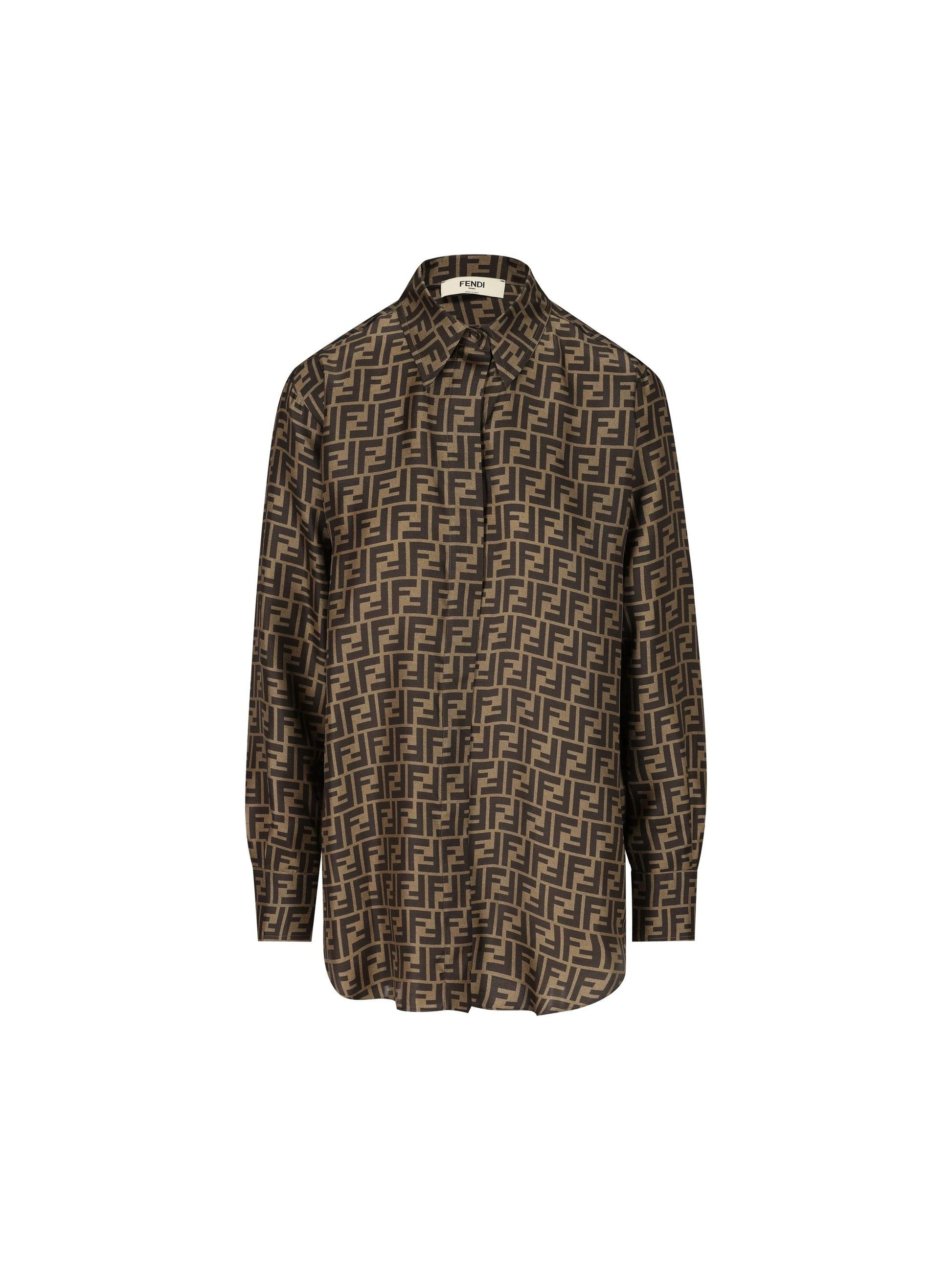 Fendi Women's Shirt in Brown