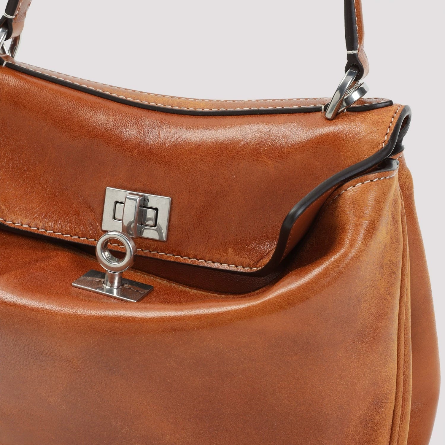 Balenciaga Women's Rodeo Mini Bag in Brown
