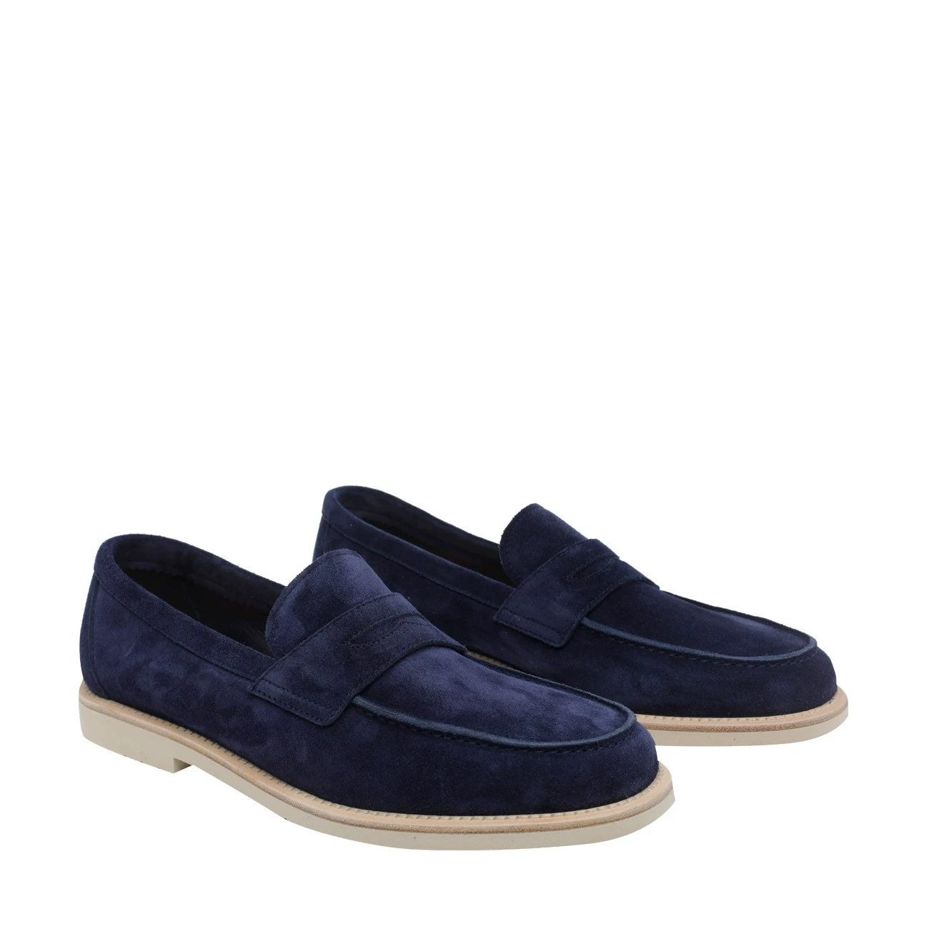 Brunello Cucinelli Men's Loafers in Blue