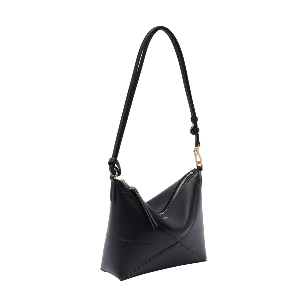 Loewe Women's Puzzle Fold Pochette Bag in Black