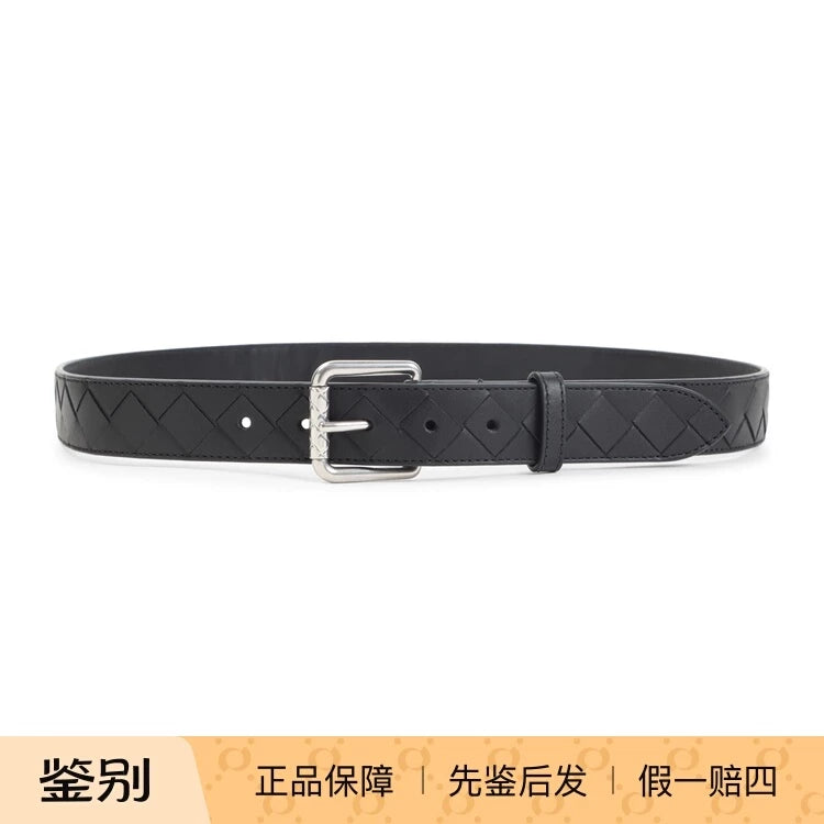 Bottega Veneta Men's Belt in Black