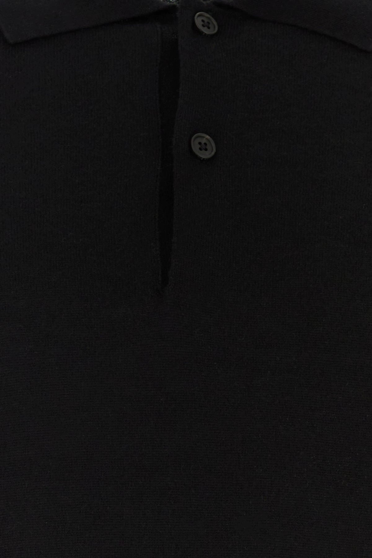 The Row Men's Selio Polo Polo Shirt in Black