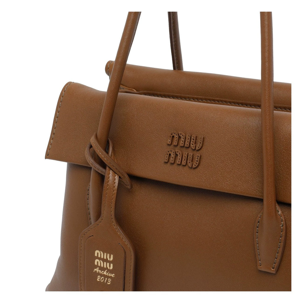 Miu Miu Women's Solitaire Handbag in Brown