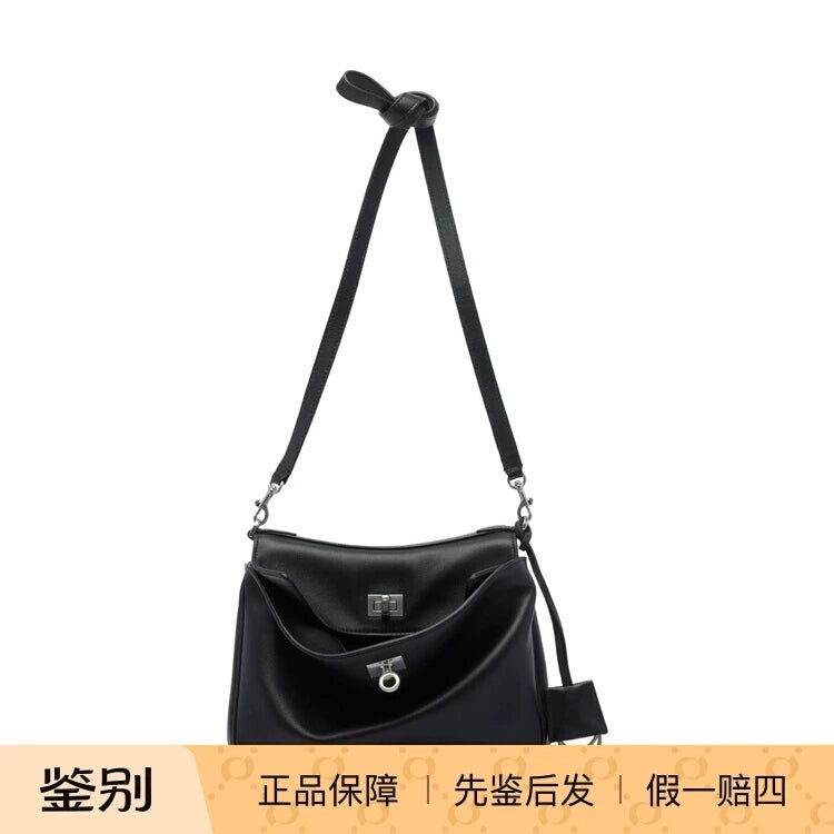 Balenciaga Men's Rodeo Small Shoulder Bag in Black