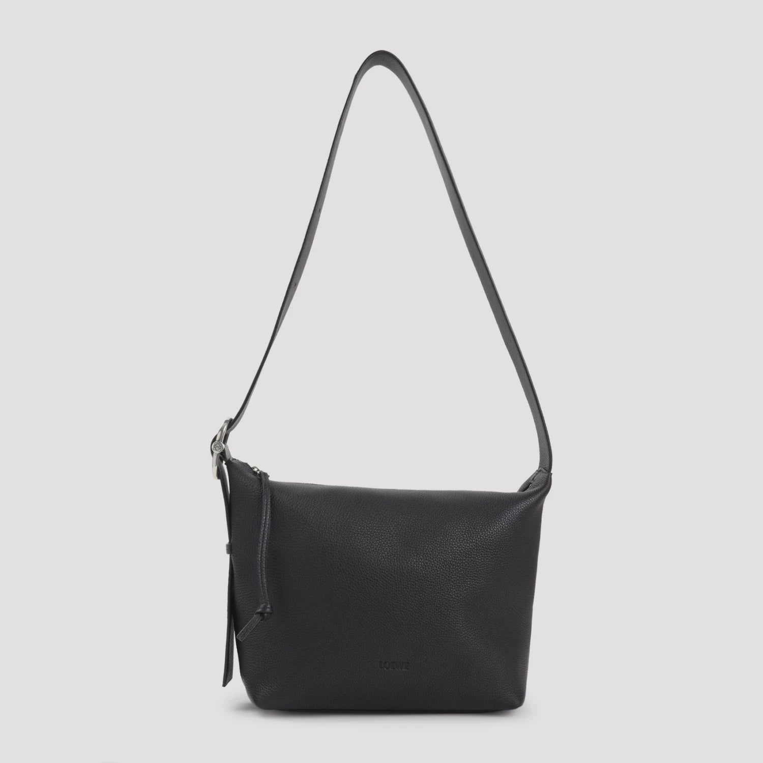 Loewe Men's Loop Hobo Bag in Black
