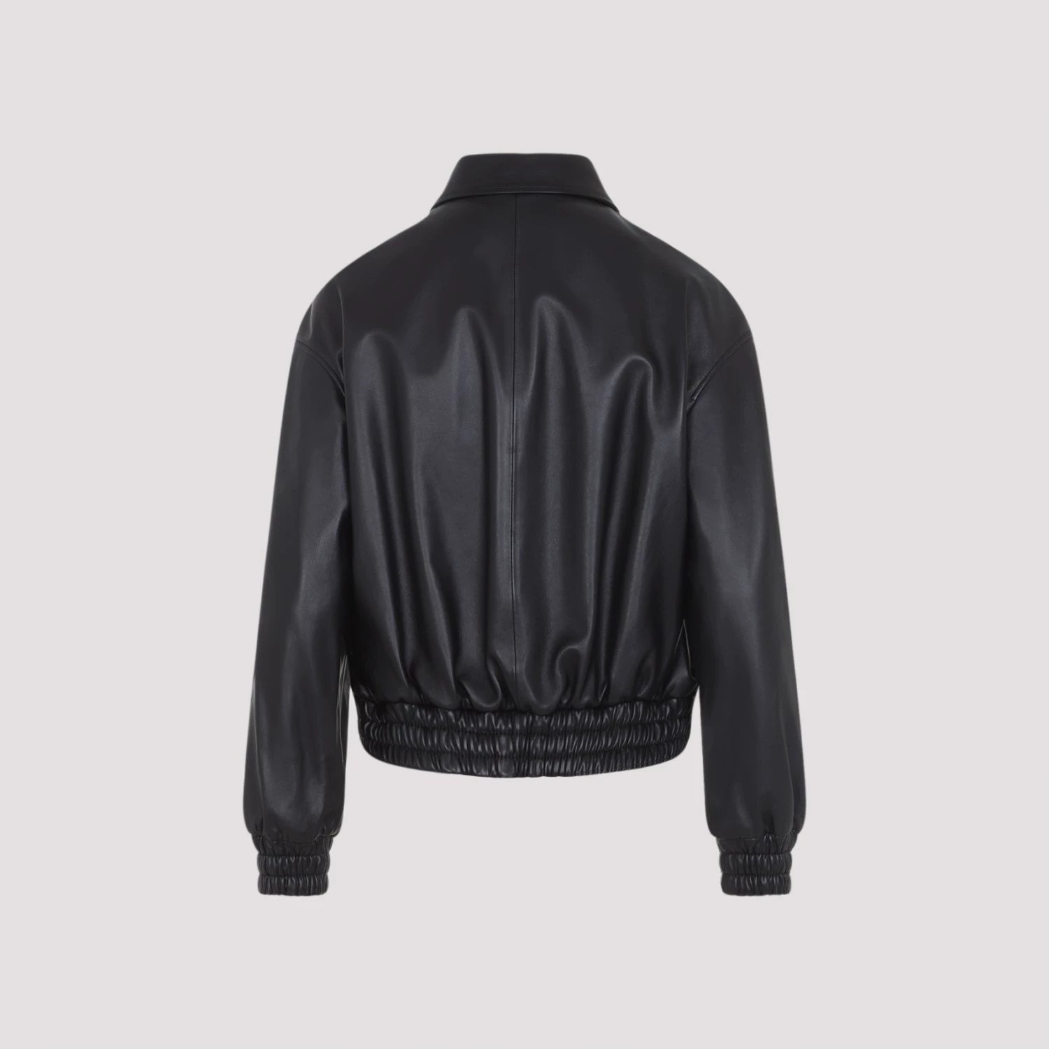 Celine Women's Leather Jacket in Black