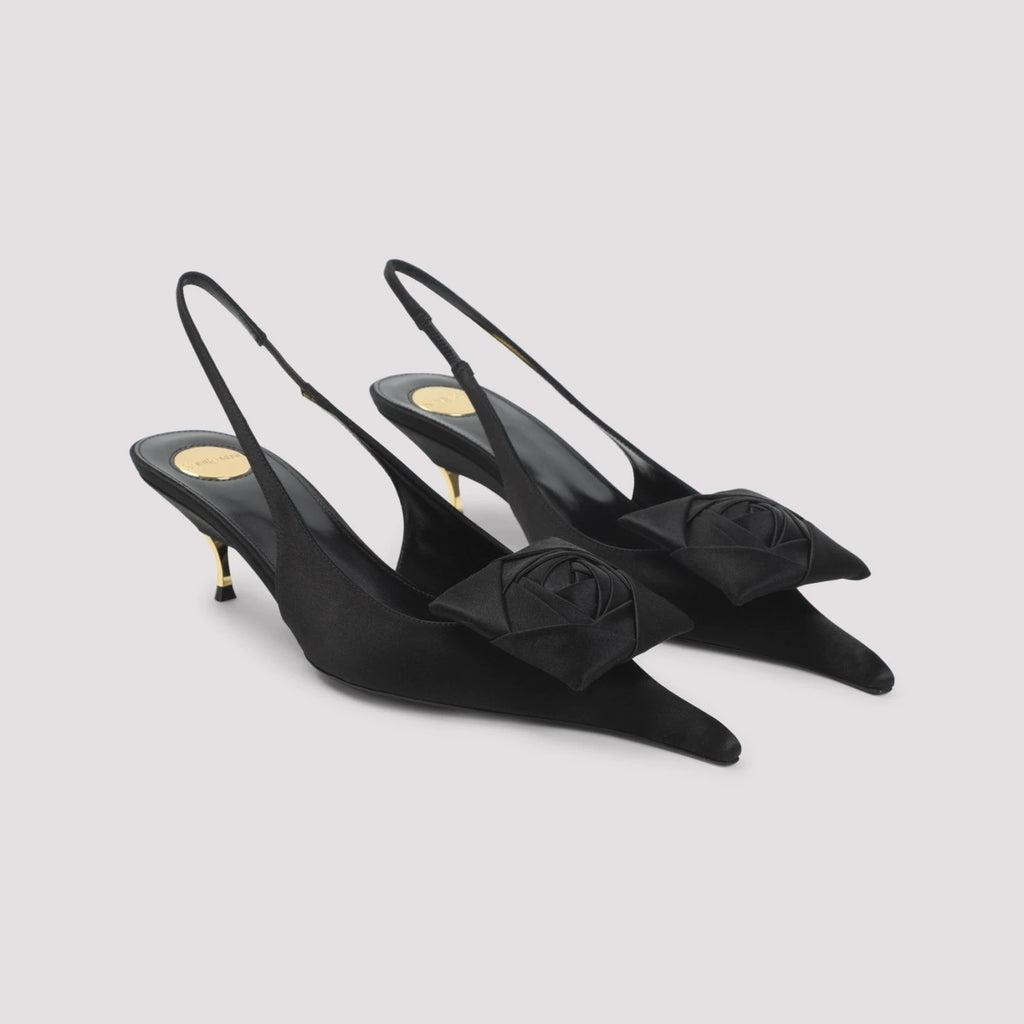 Saint Laurent Women's YSL Slingback Heels