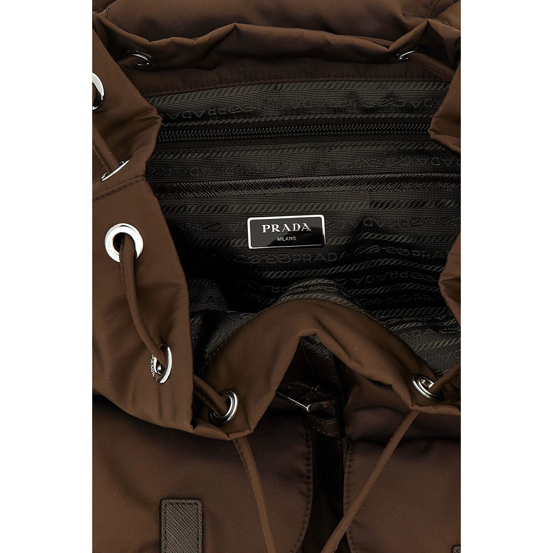Prada Women's Backpack in Brown