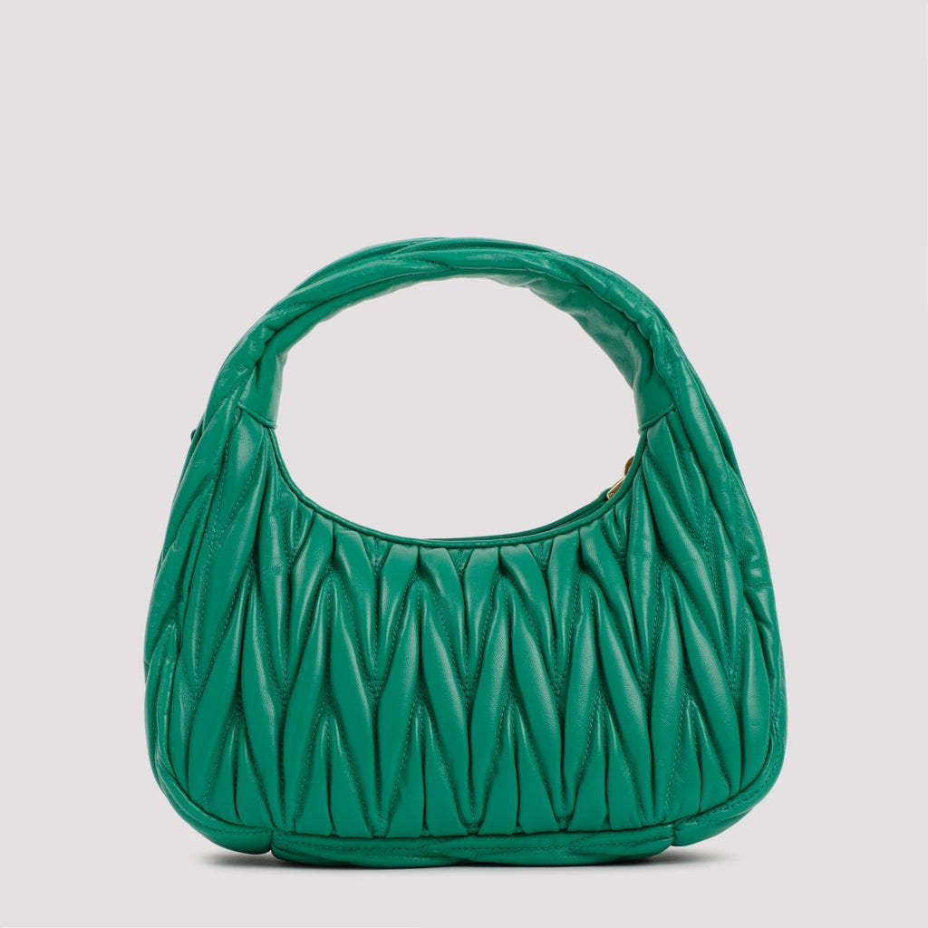 Miu Miu Women's Wander Small Crossbody Bag in Green