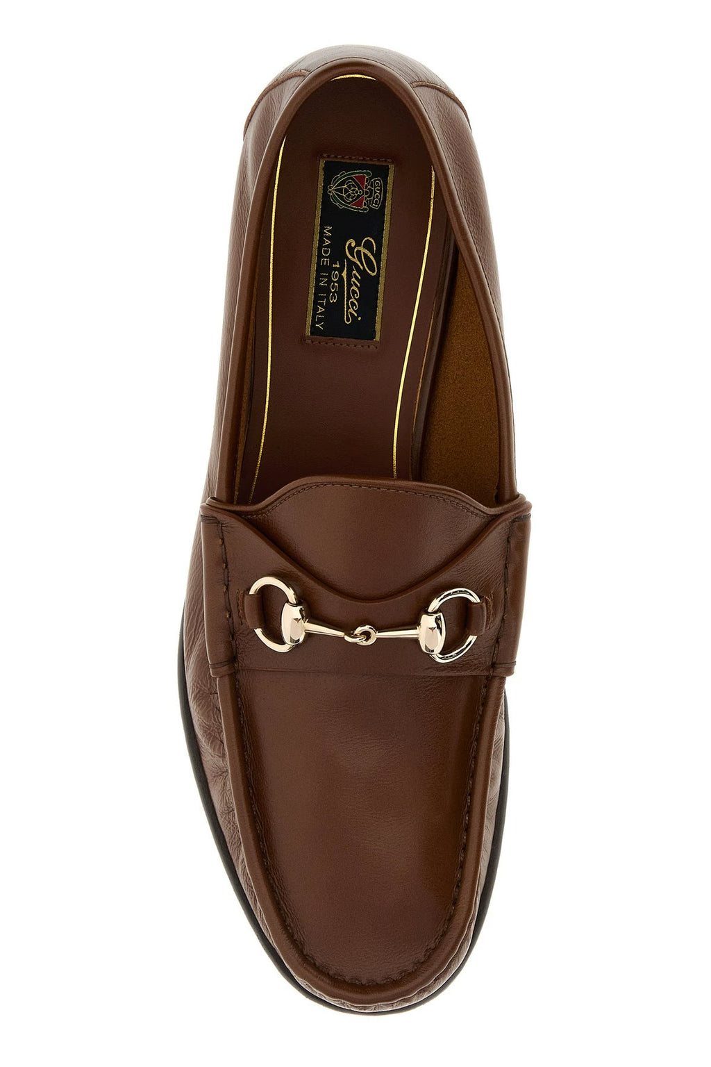 Gucci Men's Lugano Loafers in Brown