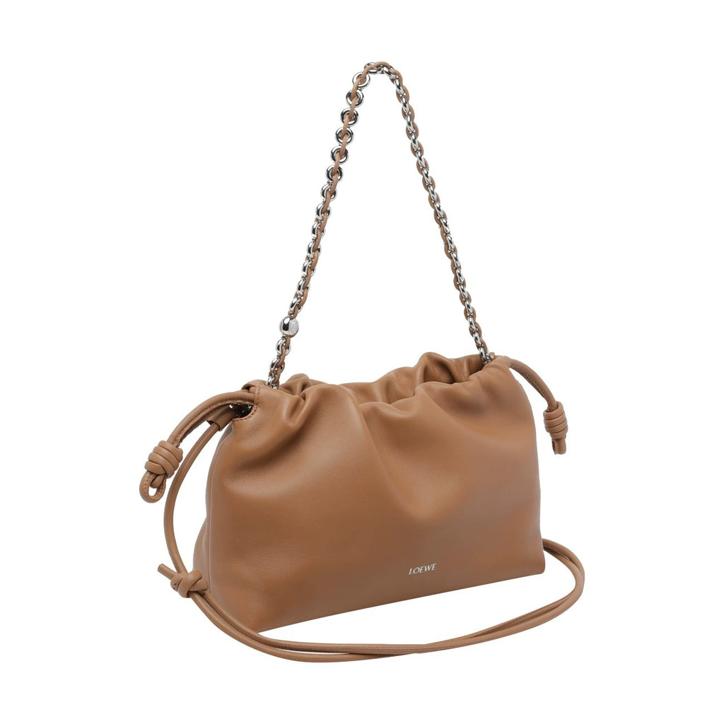 Loewe Women's Flamenco Medium Shoulder Bag in Brown