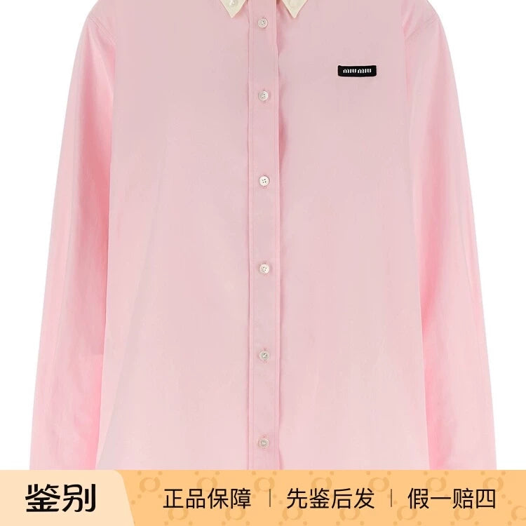 Miu Miu Women's Shirt in Pink