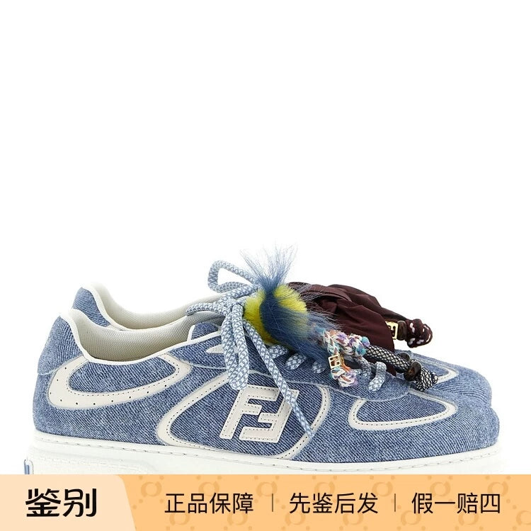 Fendi Women's Match Sneakers in Blue