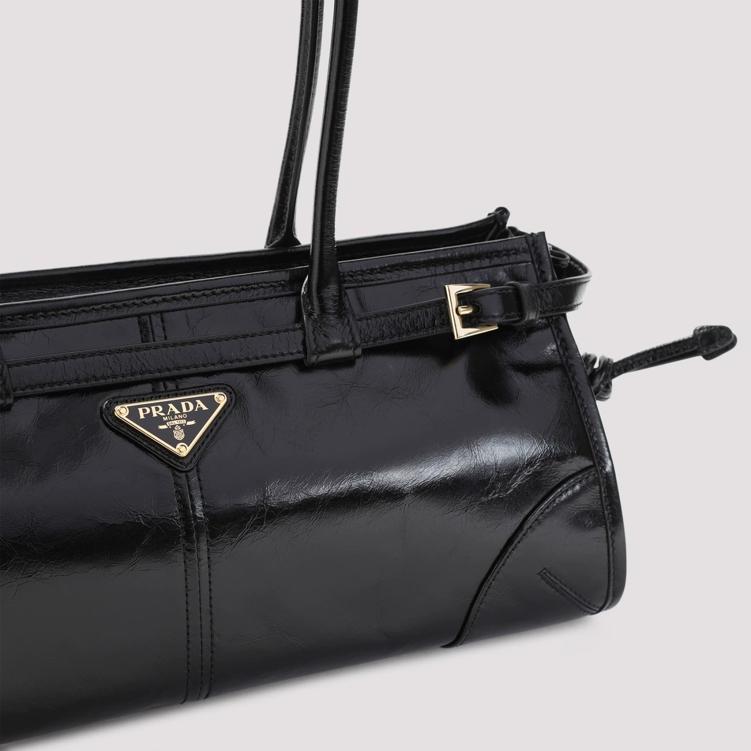 Prada Women's Bonnie Shoulder Bag in Black
