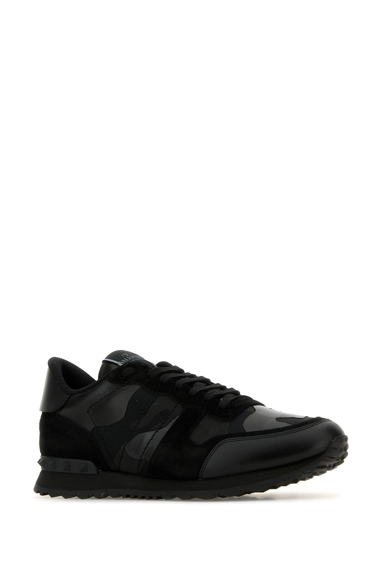 Valentino Men's Rockrunner Sneakers in Black