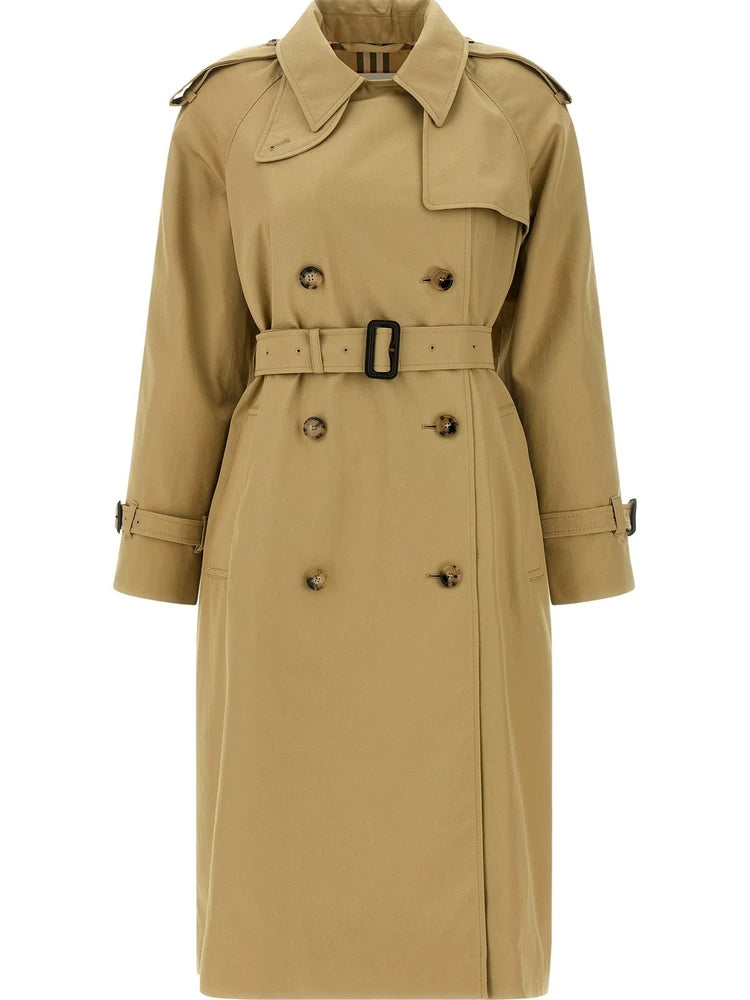 Burberry Women's Castleford Trench Coat in Beige