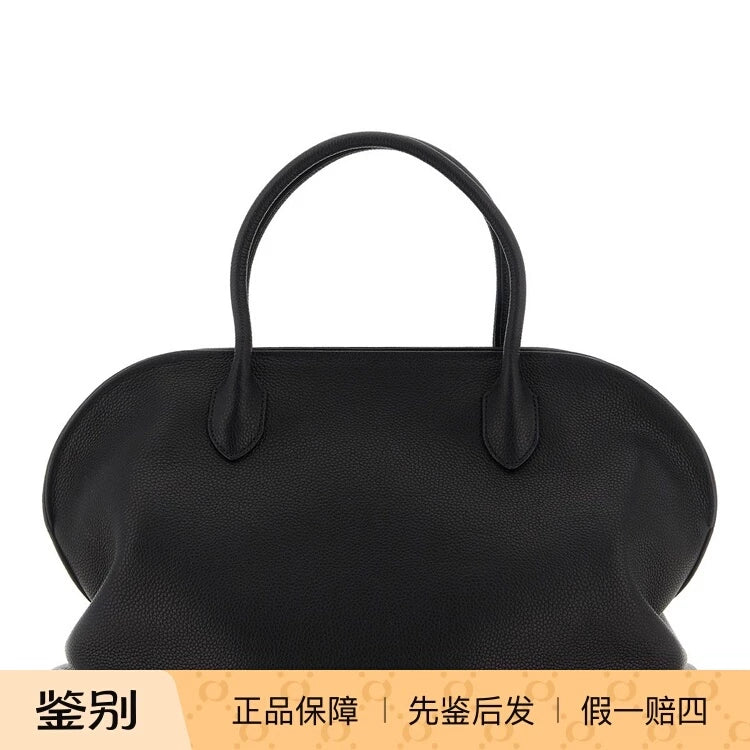 The Row Men's Agnes 16 Large Tote Bag in Black