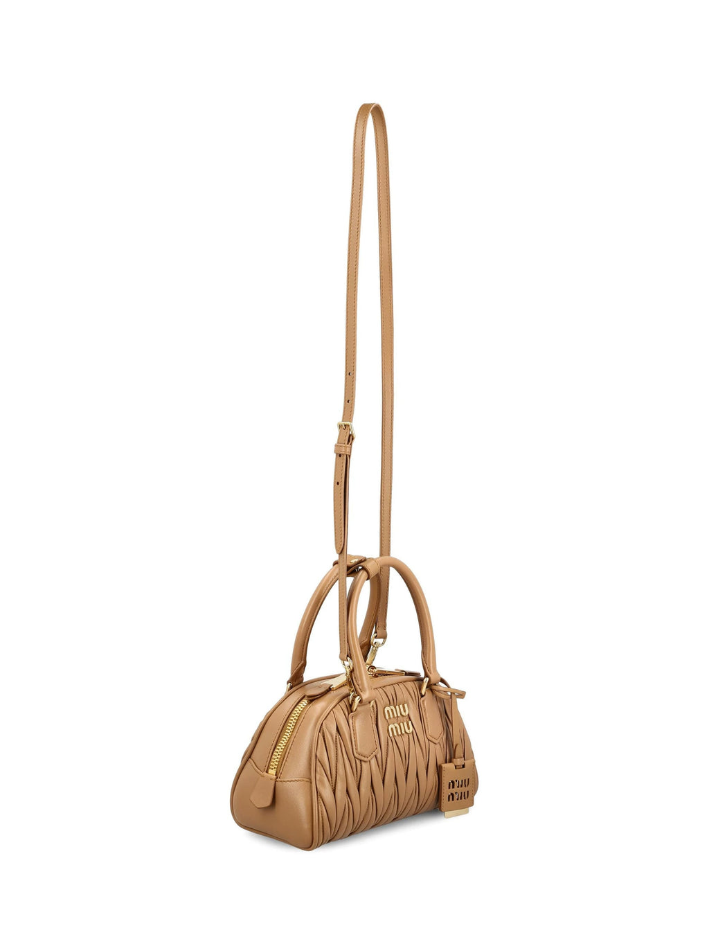 Miu Miu Women's Arcadie Small Shoulder Bag in Brown