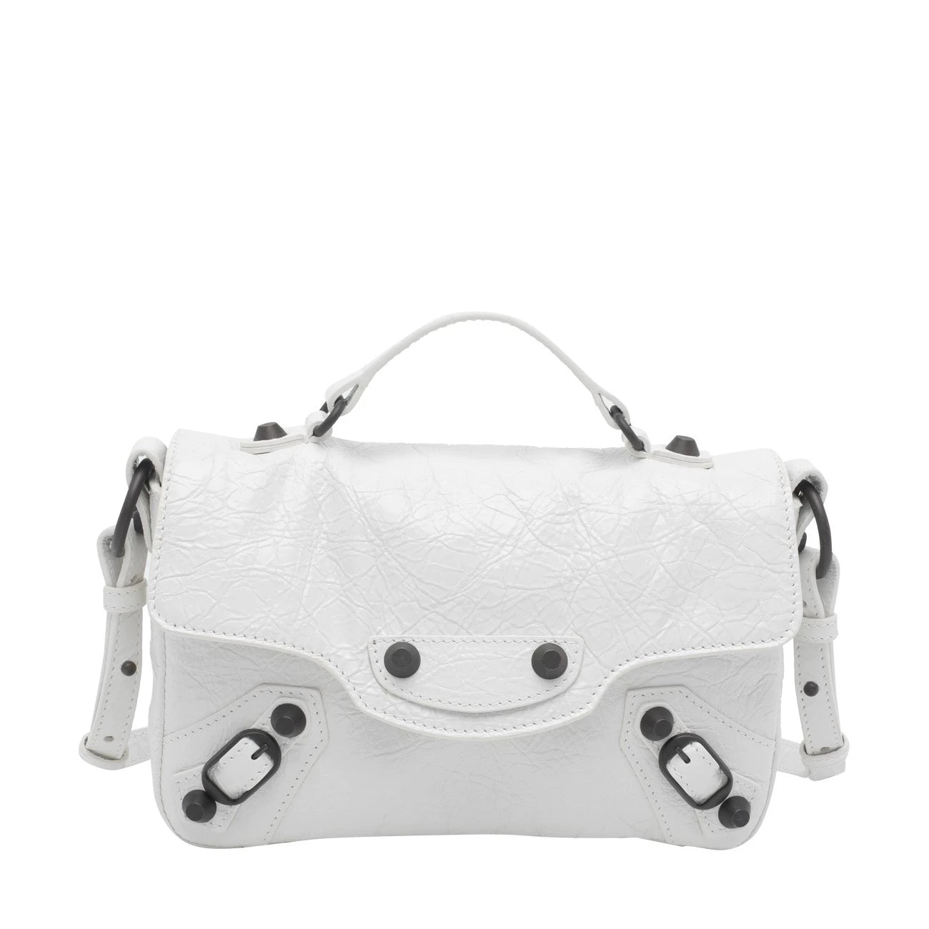 Balenciaga Women's Le City Nano Bag in White