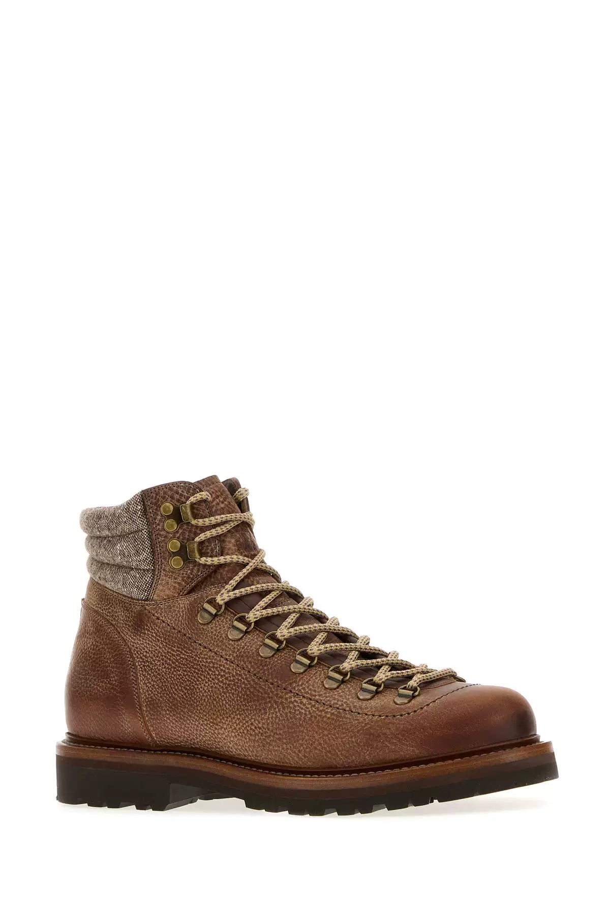 Brunello Cucinelli Men's Snow Boots in Brown