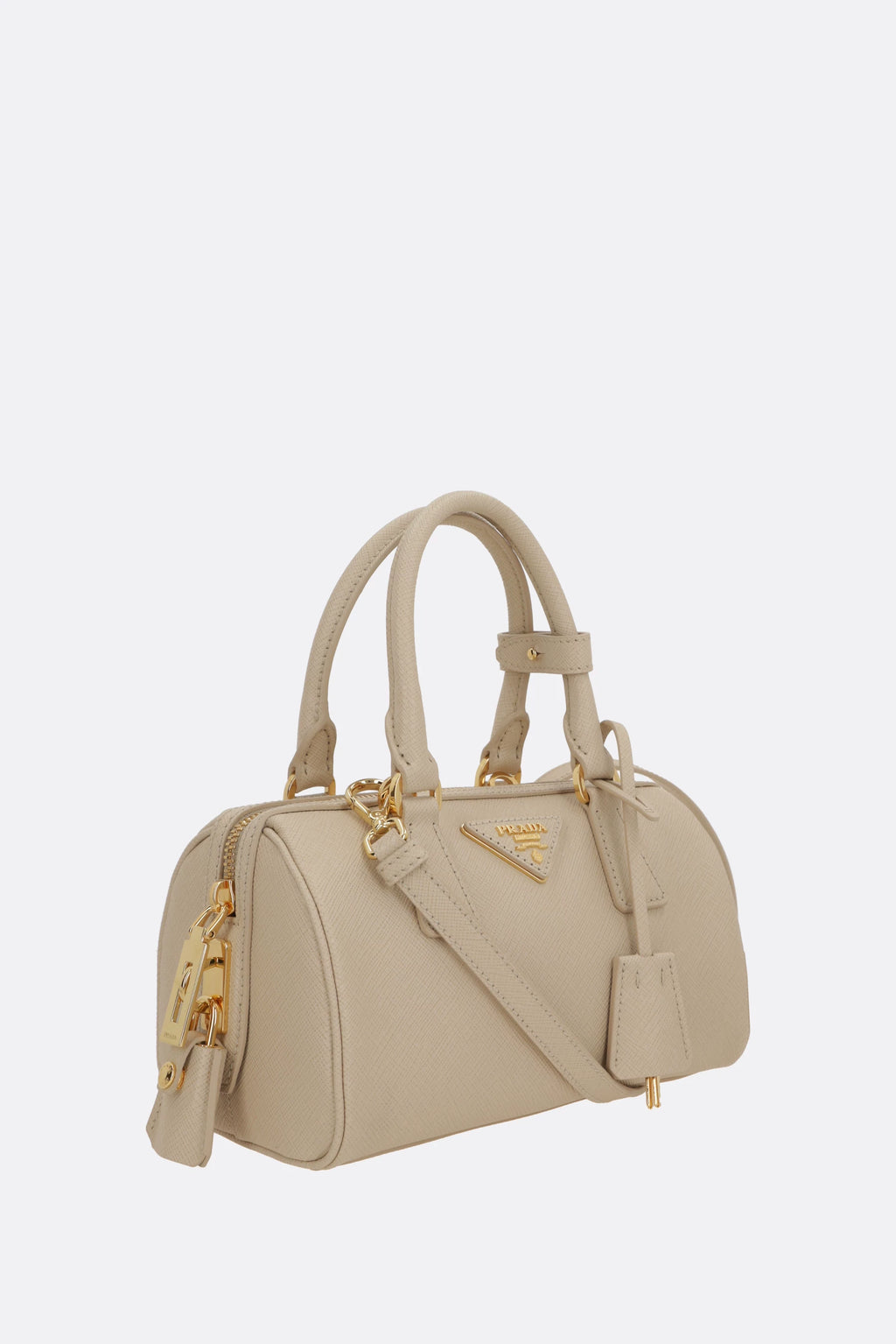 Prada Women's Saffiano Small Handbag in Beige