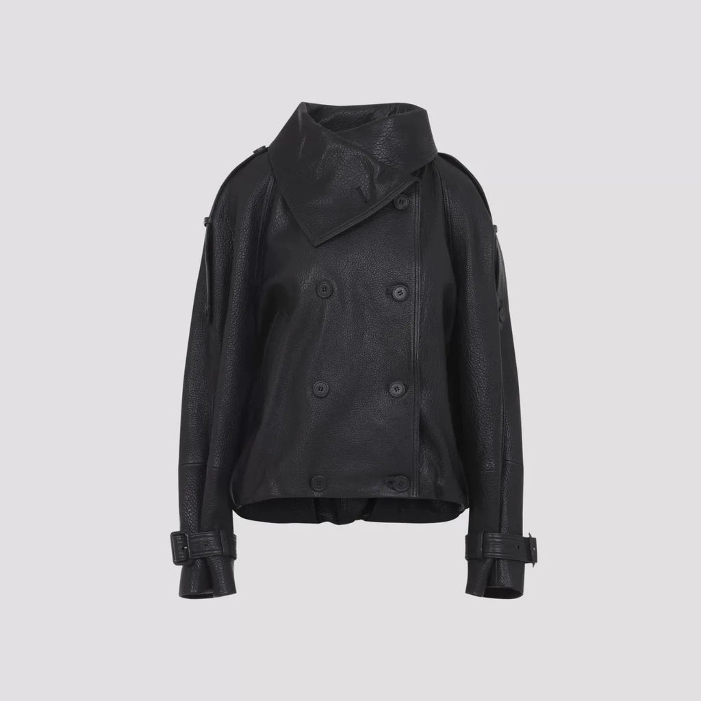 Acne Studios Women's Leather Jacket in Black