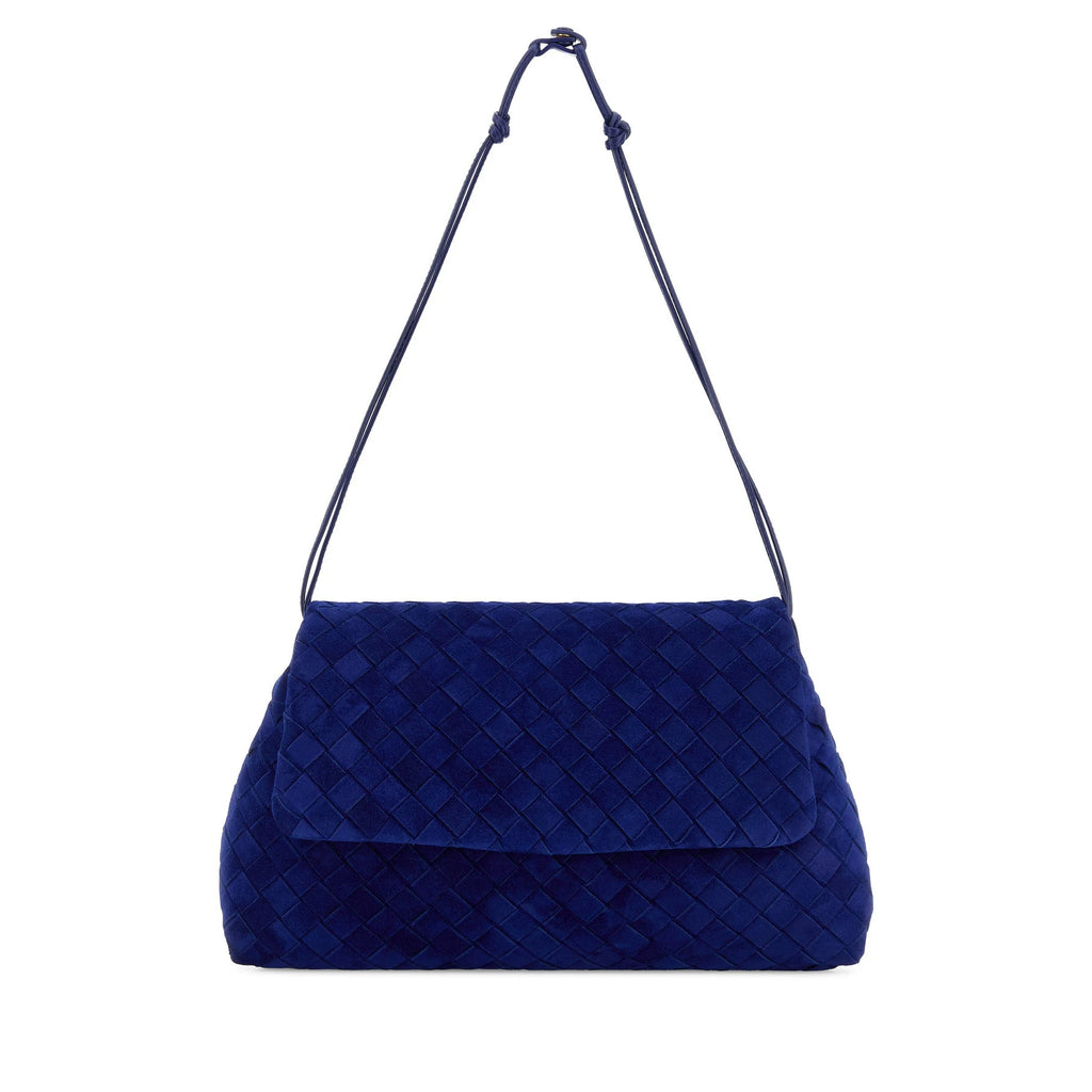 Bottega Veneta Women's Giorno Medium Shoulder Bag in Blue