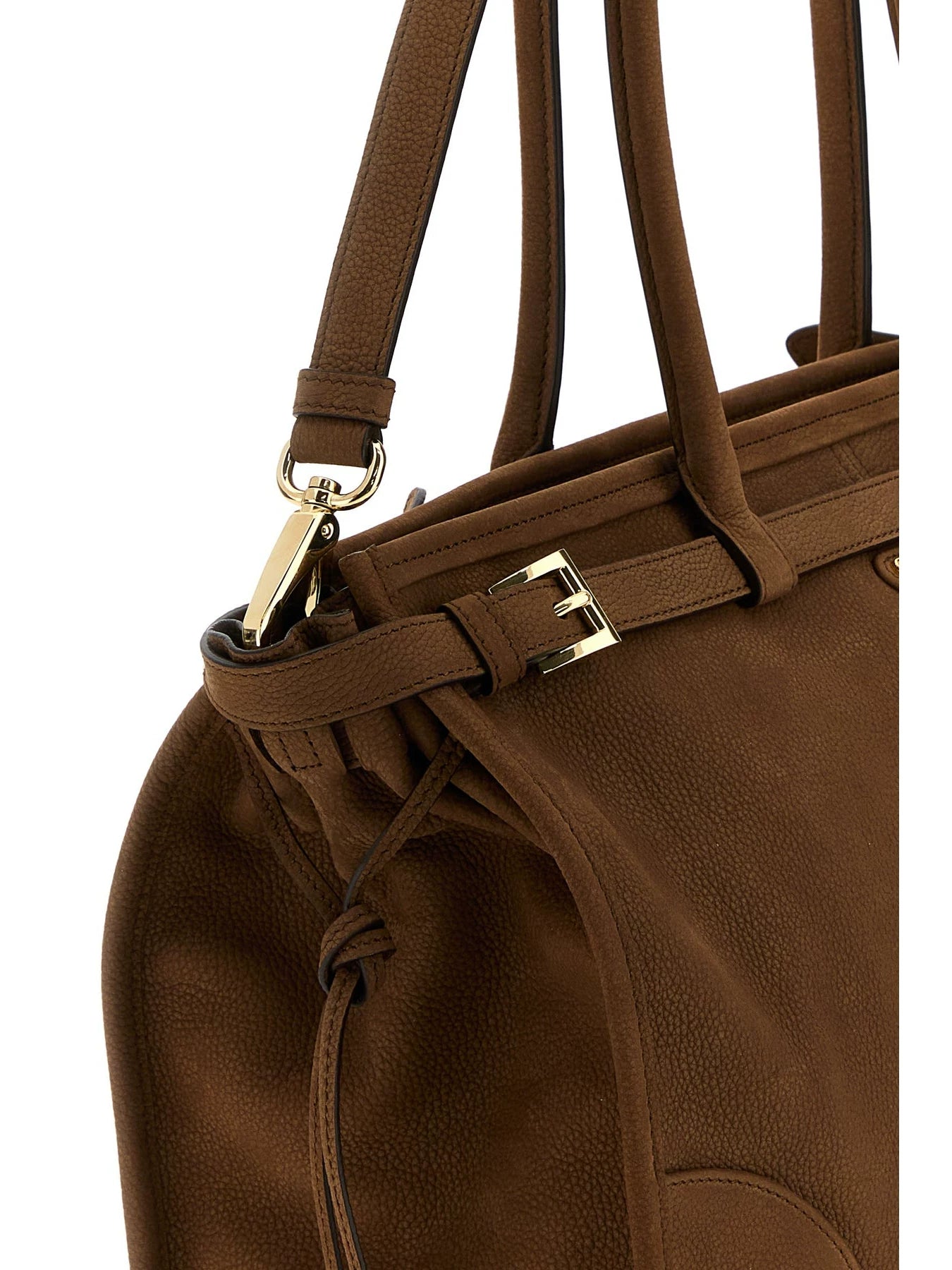 Prada Women's Bonnie Large Bag in Brown