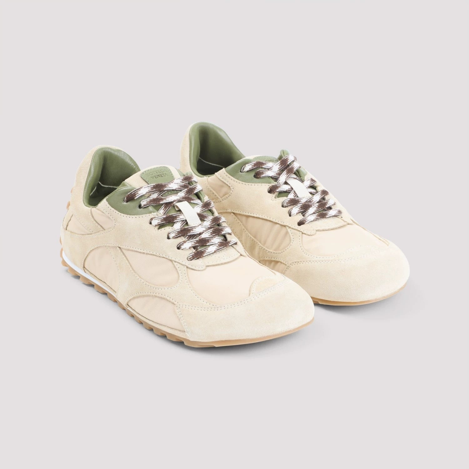 Bottega Veneta Women's Orbit Flash Bv Sneakers in Beige